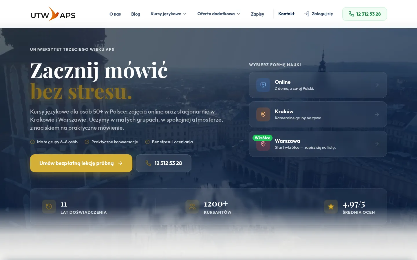 Strona UTW APS